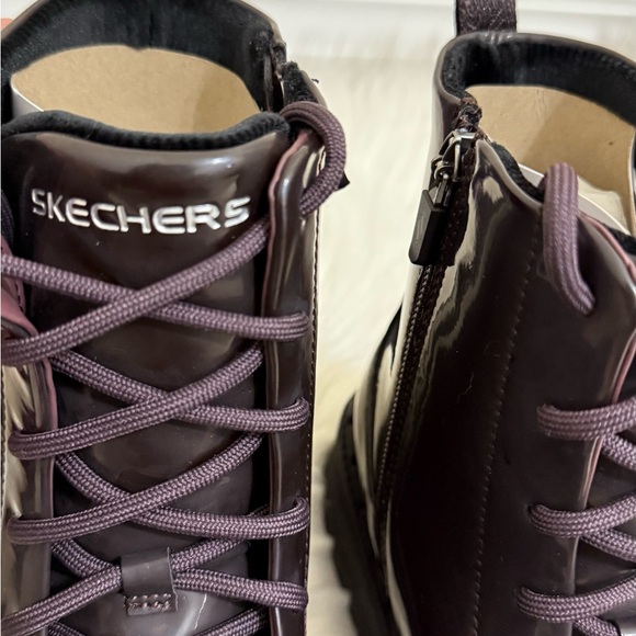Skechers Jammers Cool Blocker Sneakers Burgundy Memory Foam Women’s 8.5/38.5 EUR - Picture 6 of 9